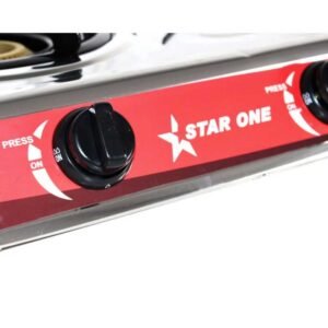 Réchaud Plat à Gaz 3 Feux STARONE SS031Y - Inox