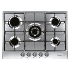 Plaque de cuisson Encastrable FOCUS F407X 5 Feux 70 cm - Inox