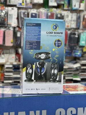 Speaker Gold Sound - Bleutooth - Gs-2601 3.1