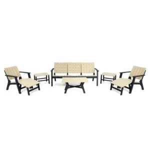 SALON CENTRAL PARK 5PLACES CONFORT BOIS